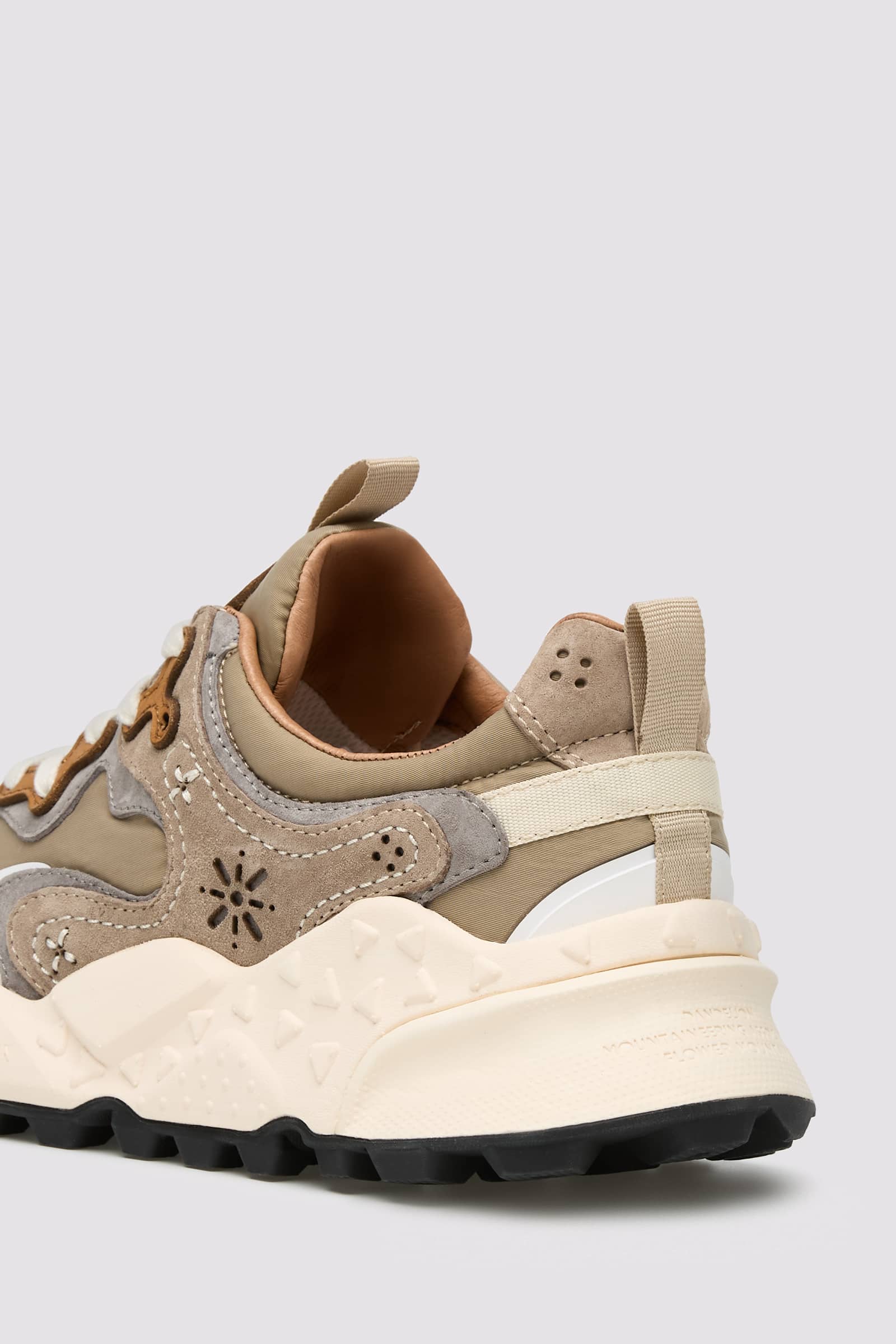 Anthracite Flower Mountain RULIS UNI Men Sneakers | 653-GESKIB