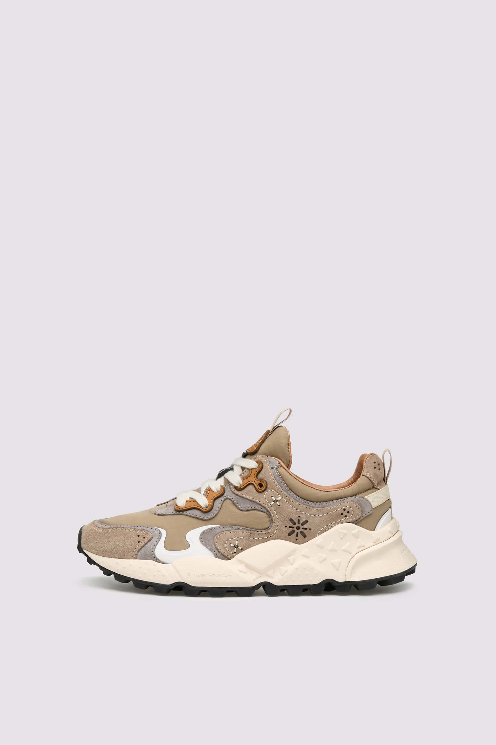 Anthracite Flower Mountain RULIS UNI Men Sneakers | 653-GESKIB
