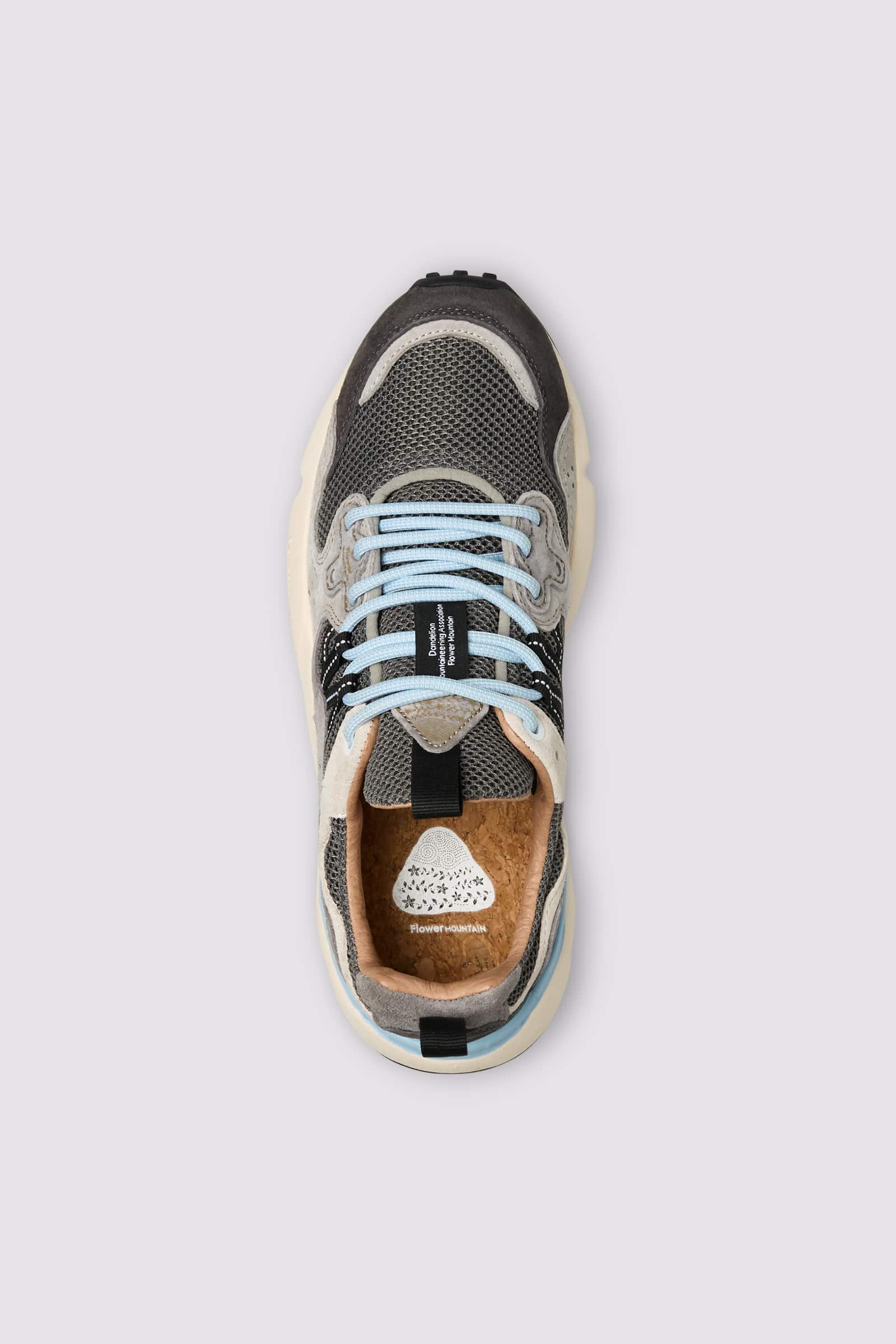 Anthracite Flower Mountain YAMANO 3 UNI Men Sneakers | 024-MBSZYC