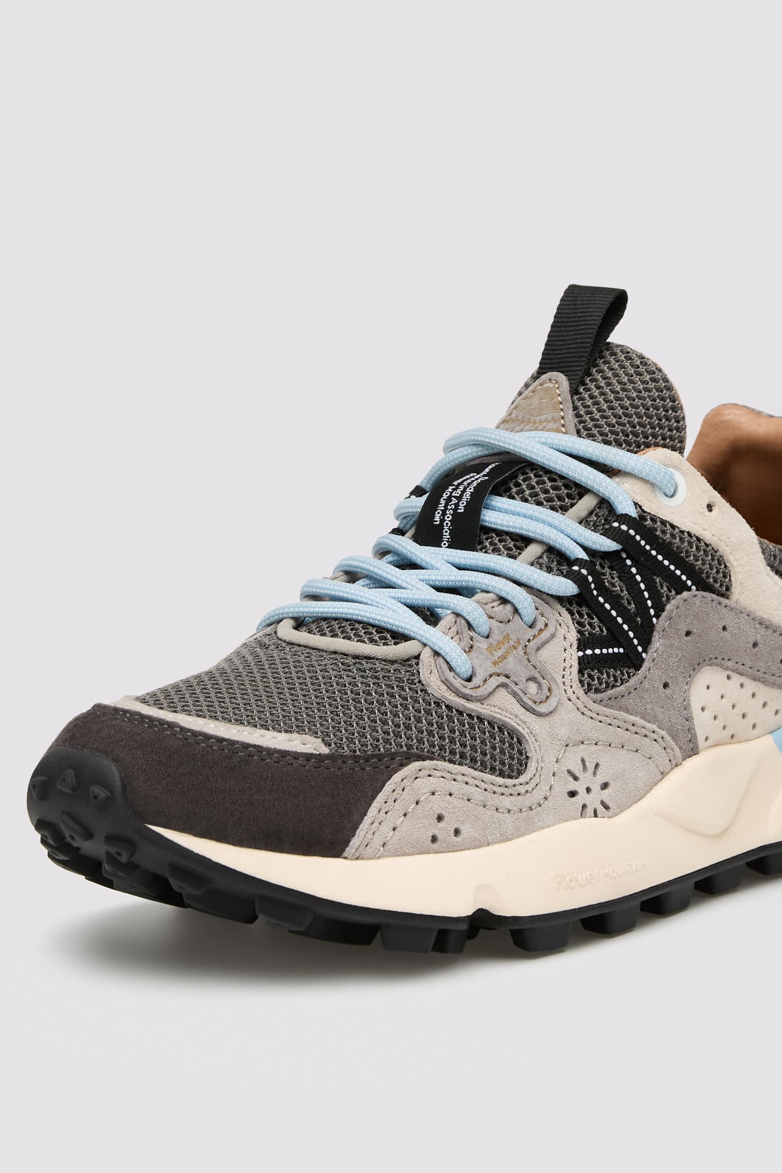 Anthracite Flower Mountain YAMANO 3 UNI Men Sneakers | 024-MBSZYC