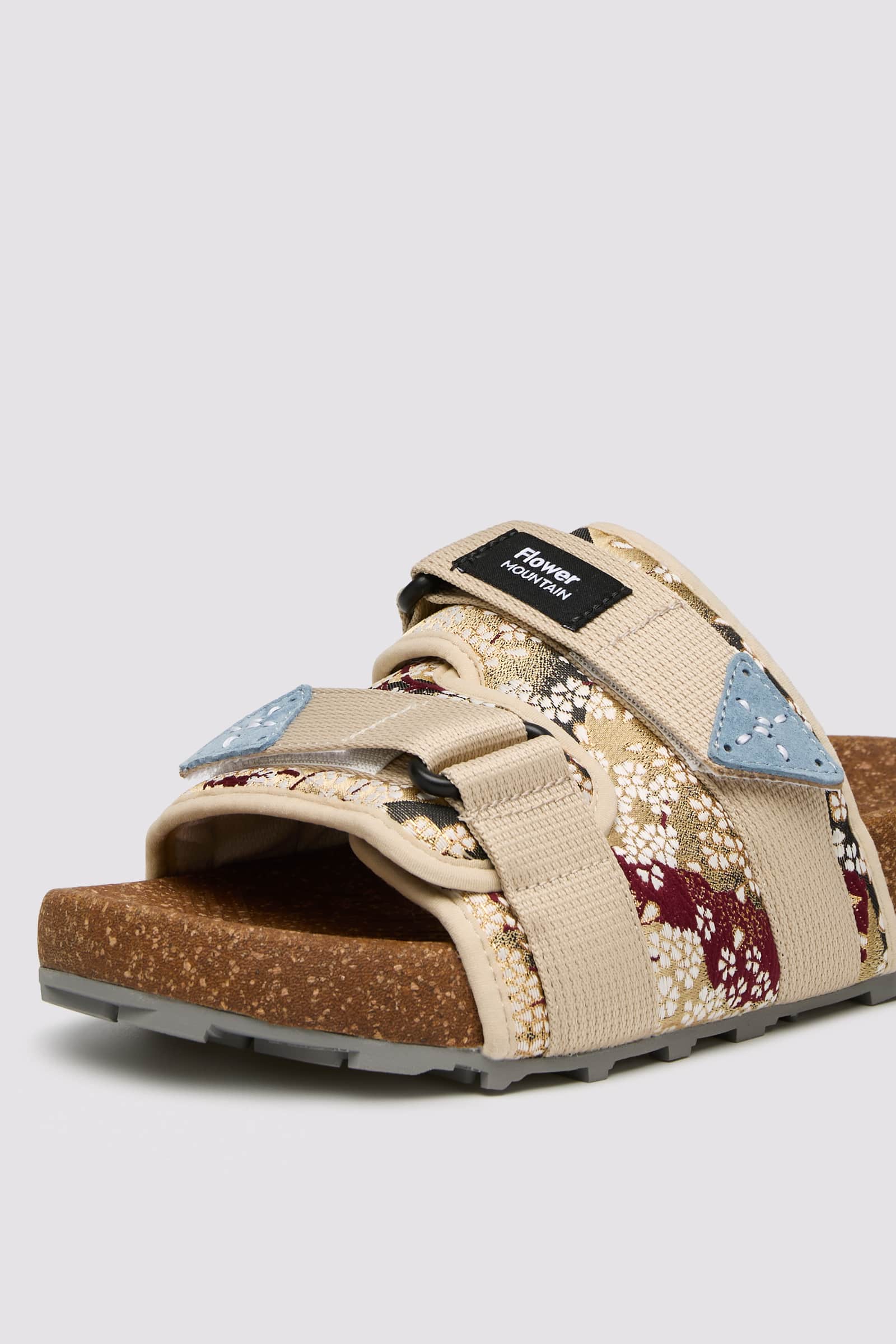 Beige Flower Mountain NIWA SLIPPER UNI L.E. Men Slippers | 571-KIXBLH