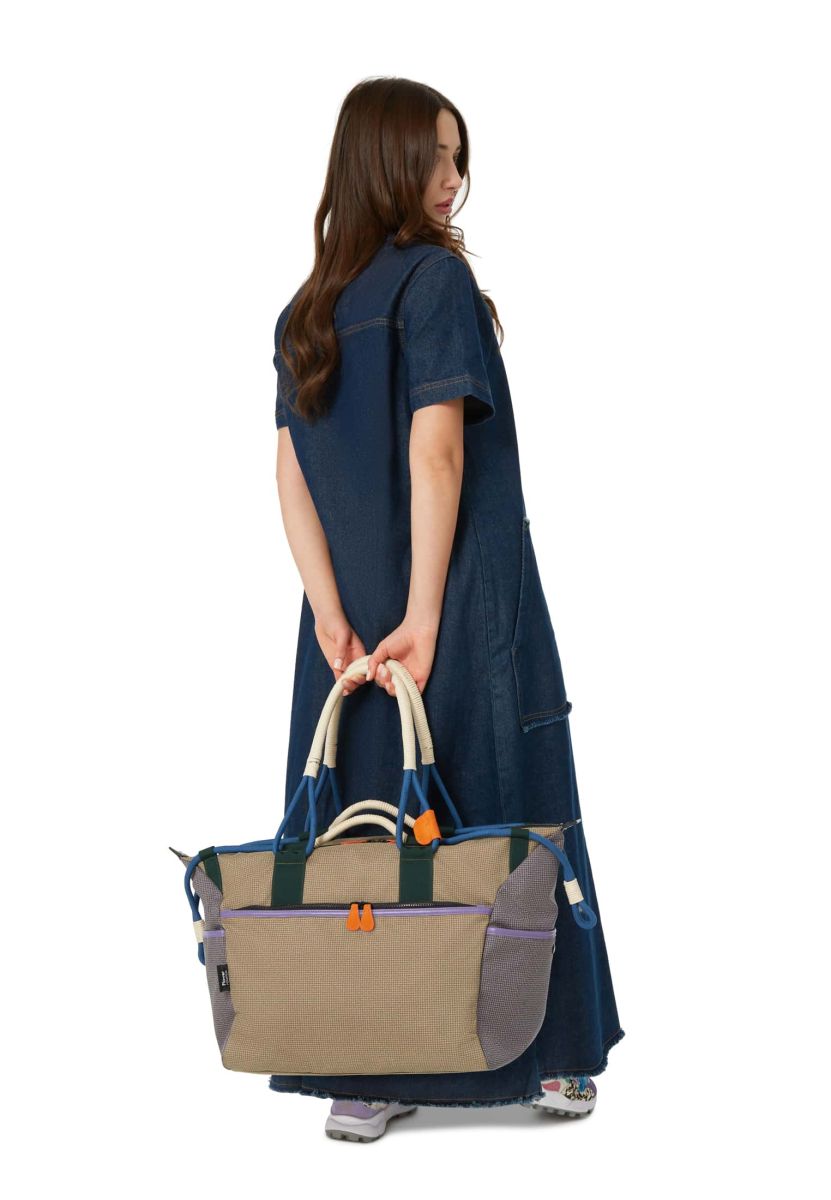Beige Flower Mountain WEEKEND BAG Men Bags | 926-ZTVWIP