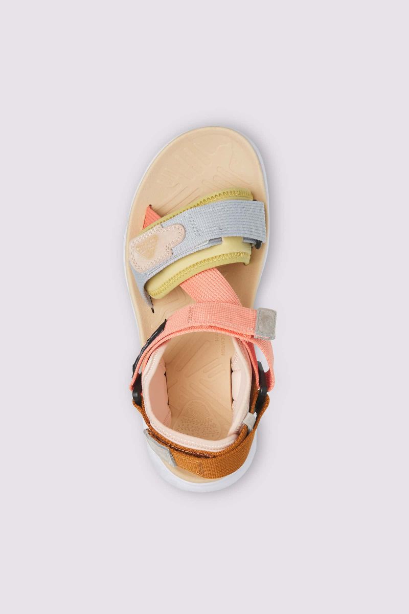 Beige / Salmon Flower Mountain NAZCA 2 Women Sneakers | 483-NWKJGE