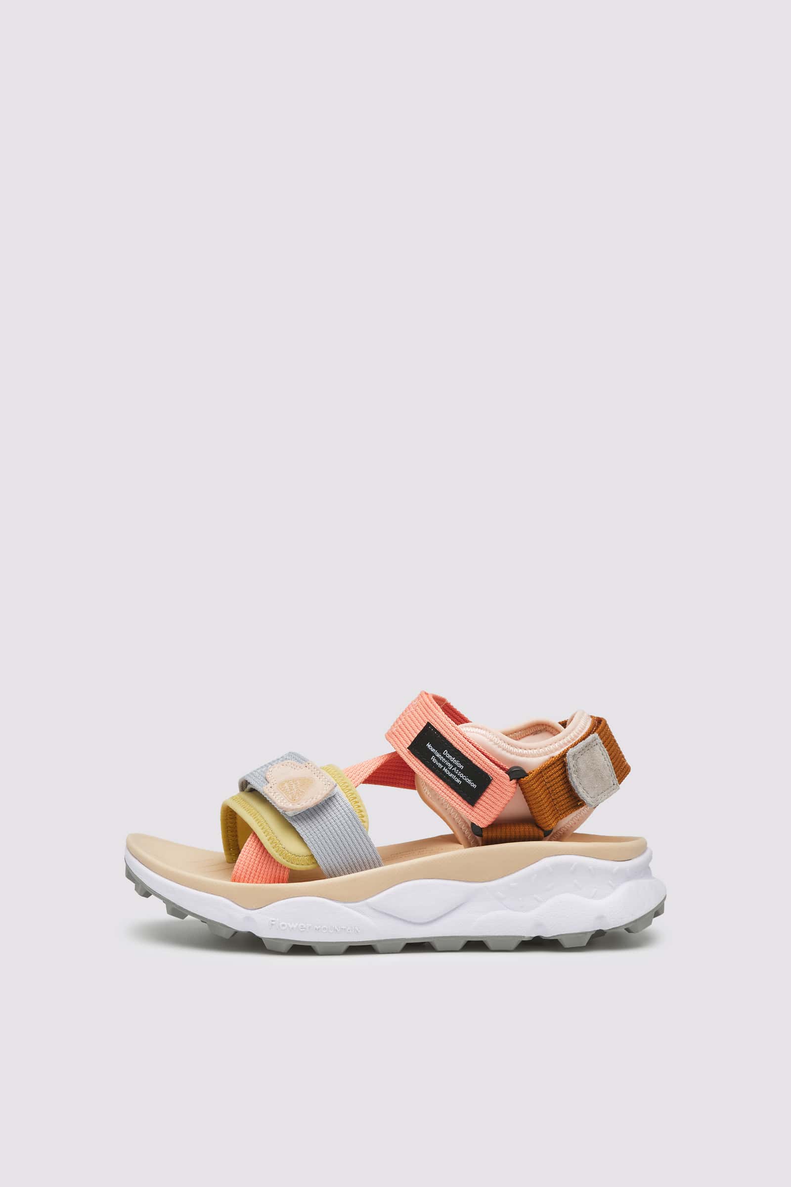 Beige / Salmon Flower Mountain NAZCA 2 Women Sneakers | 483-NWKJGE