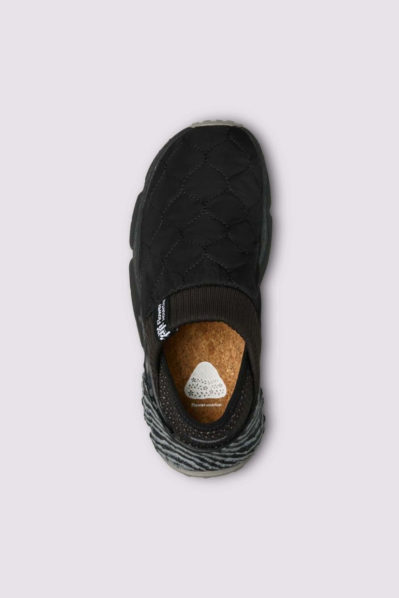 Black Flower Mountain CAMP UNI Men Sneakers | 825-LEKAUS