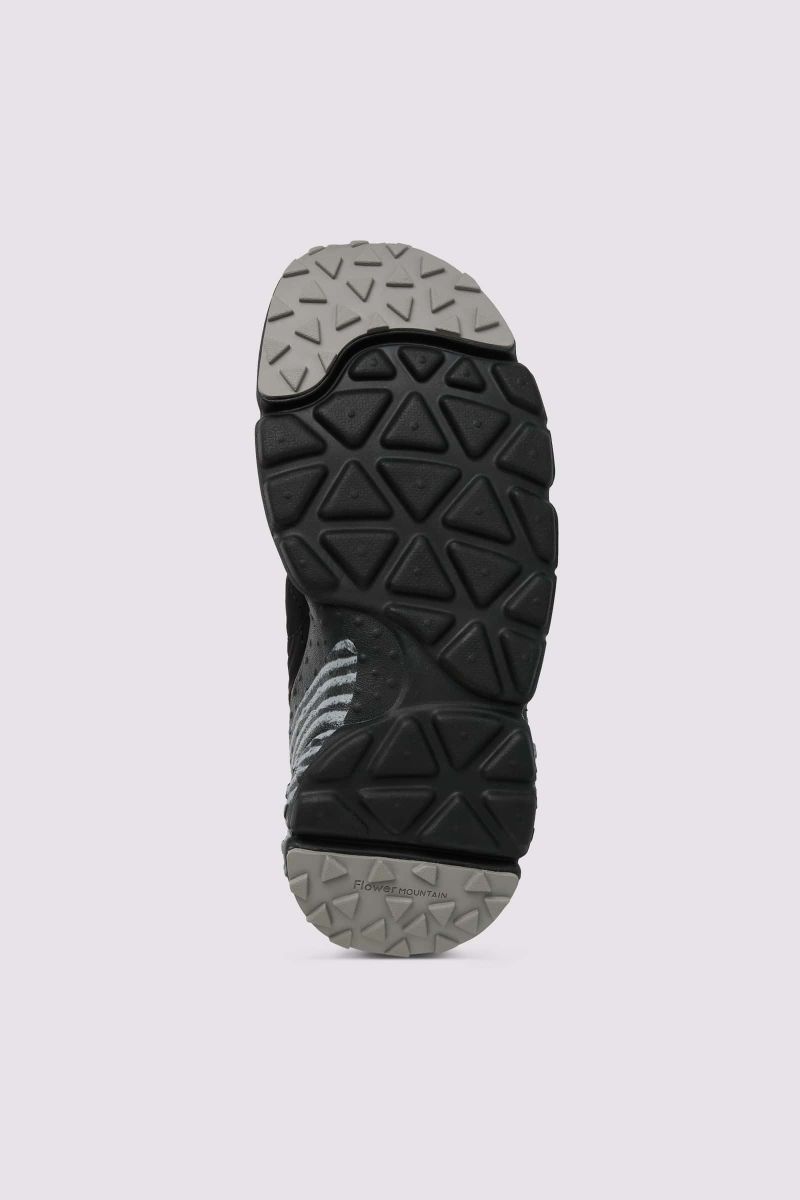 Black Flower Mountain CAMP UNI Men Sneakers | 825-LEKAUS