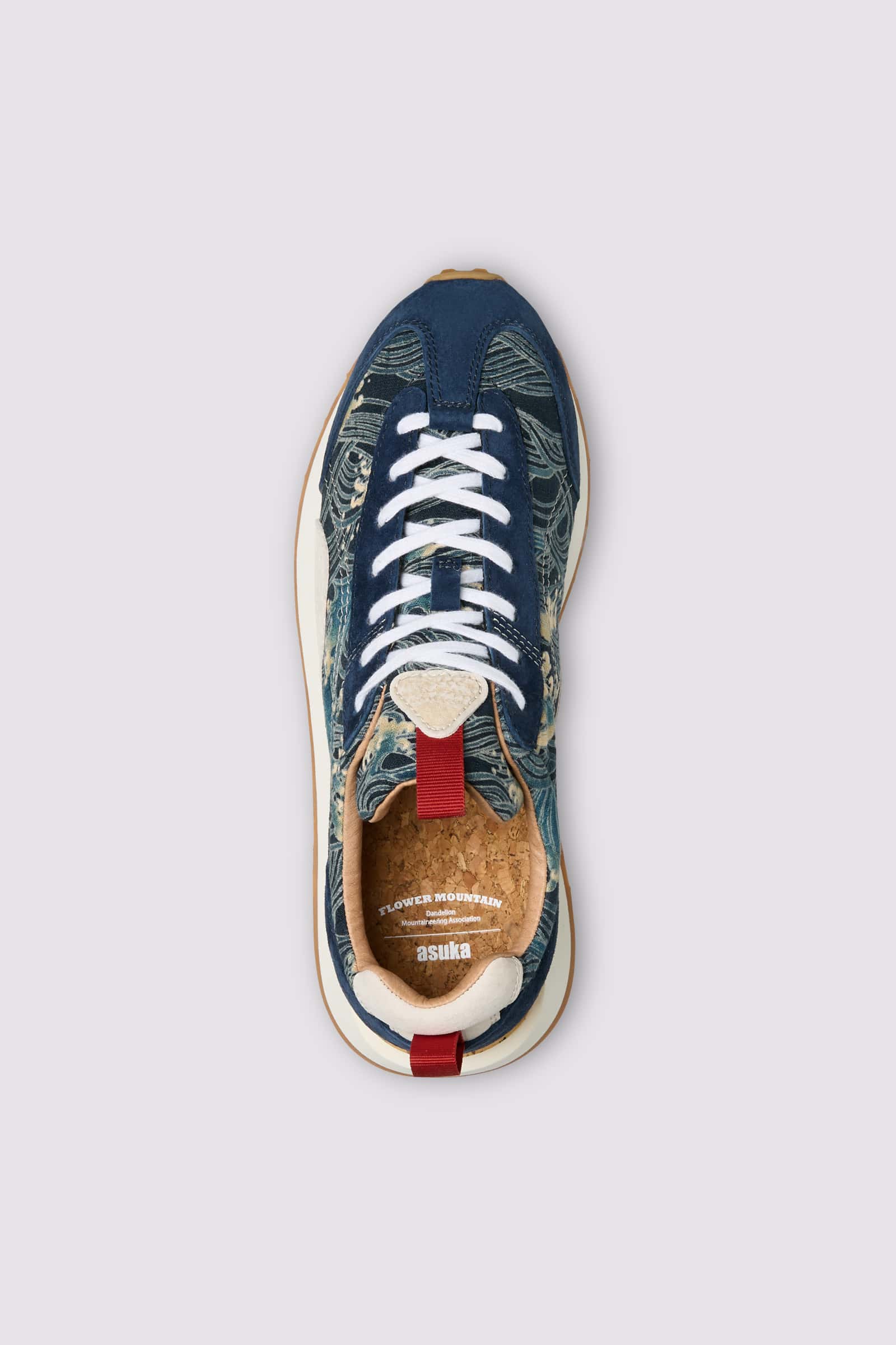 Blue Flower Mountain NEW ASUKA UNI Men Sneakers | 841-ZUVRXJ
