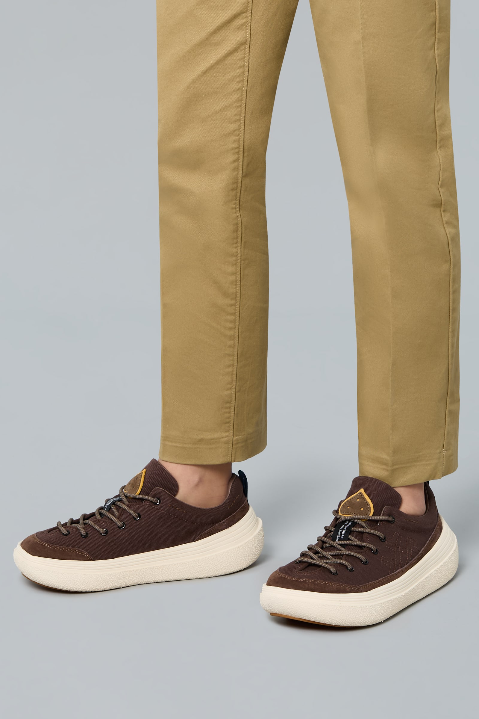 Brown Flower Mountain FAMI UNI U.W. Men Sneakers | 654-JHGBLO