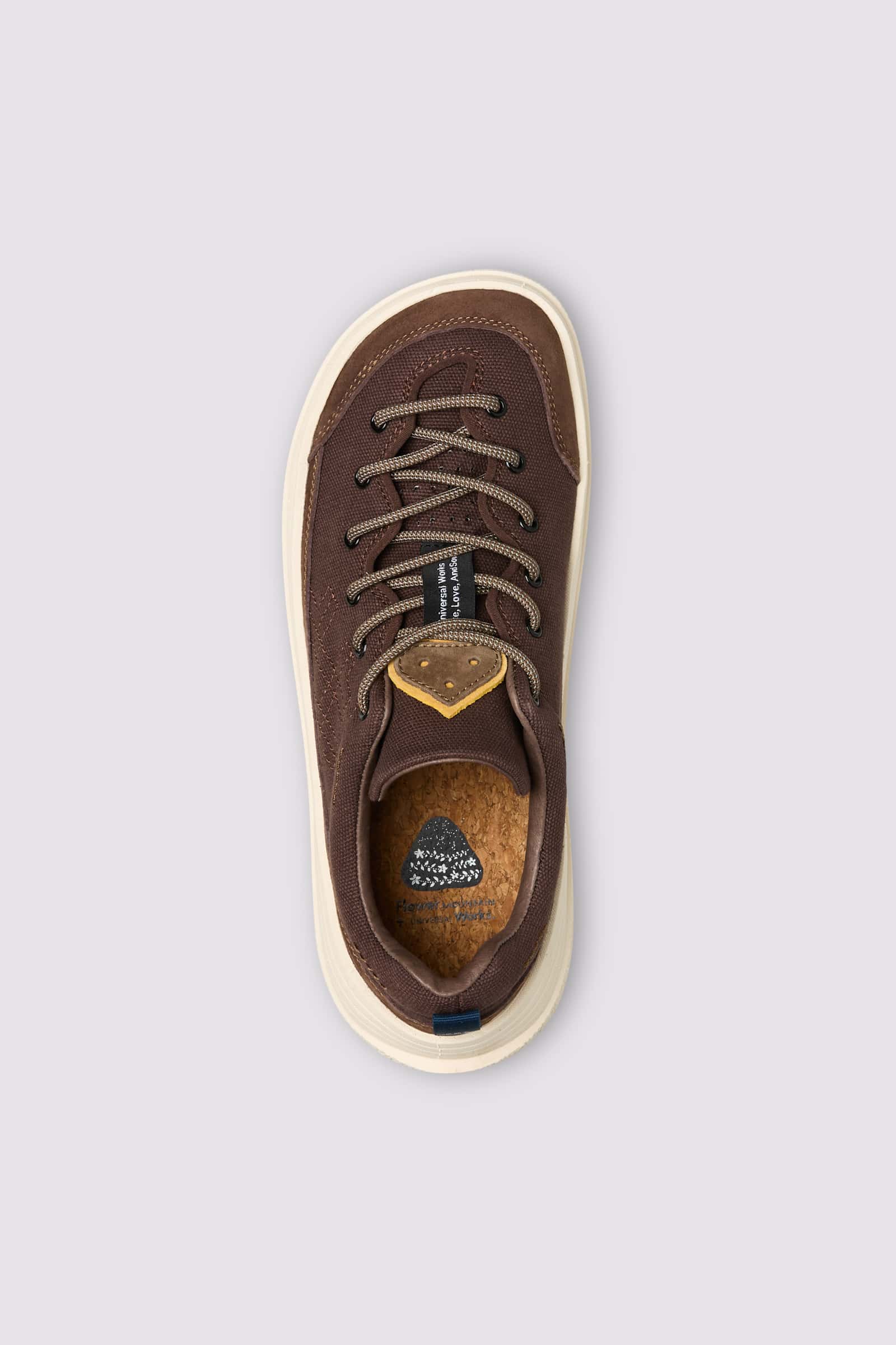 Brown Flower Mountain FAMI UNI U.W. Men Sneakers | 654-JHGBLO