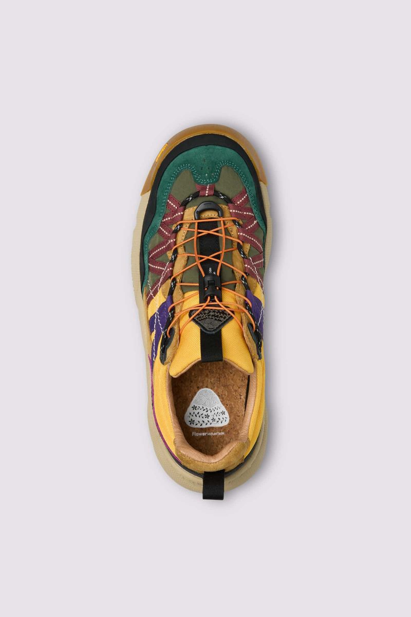 Brown Flower Mountain IWANO 2 UNI Men Sneakers | 710-FECJNS