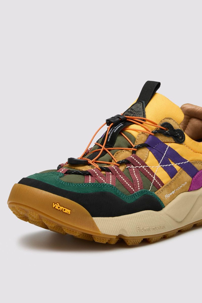 Brown Flower Mountain IWANO 2 UNI Men Sneakers | 710-FECJNS