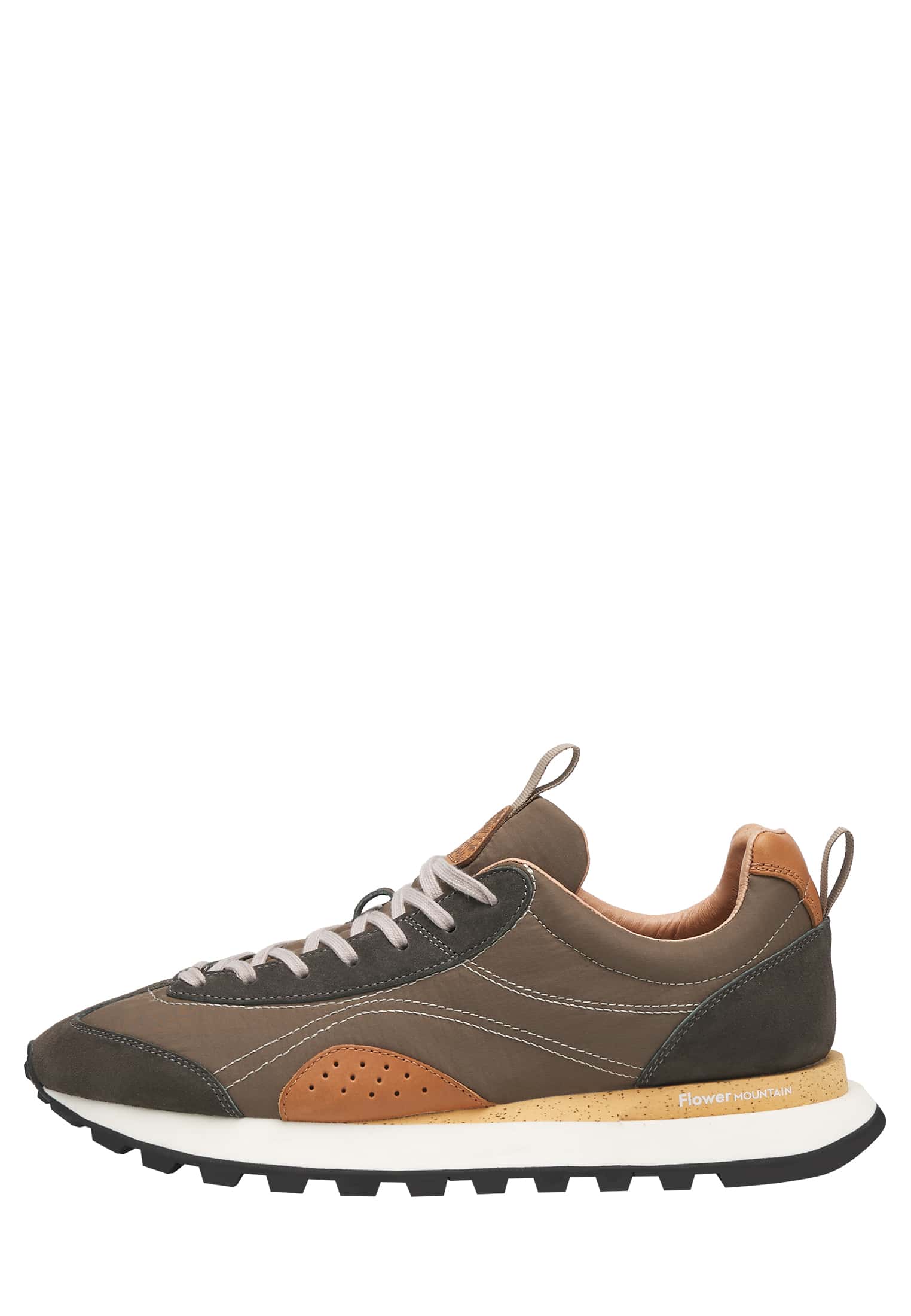 Brown Flower Mountain NEW ASUKA Men Sneakers | 385-QRKLHS
