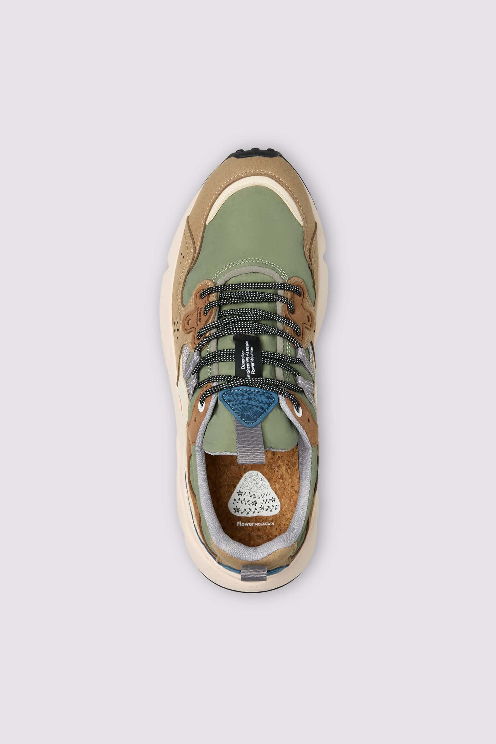 Brown Flower Mountain YAMANO 3 KAISO Men Sneakers | 534-ZEOGLA