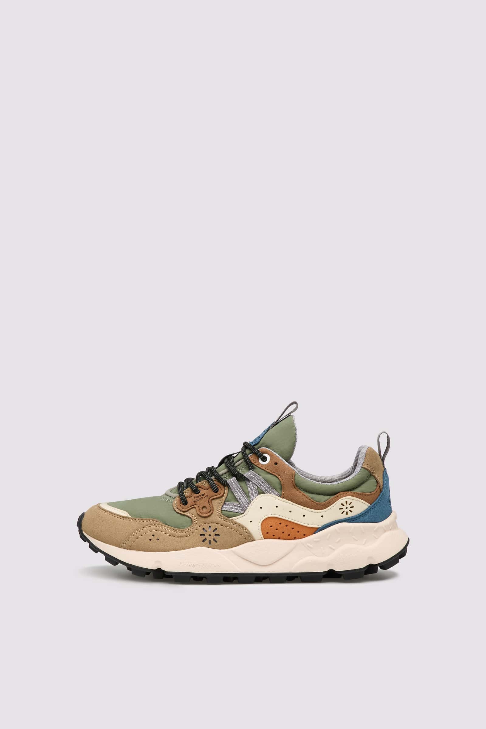 Brown Flower Mountain YAMANO 3 KAISO Men Sneakers | 534-ZEOGLA
