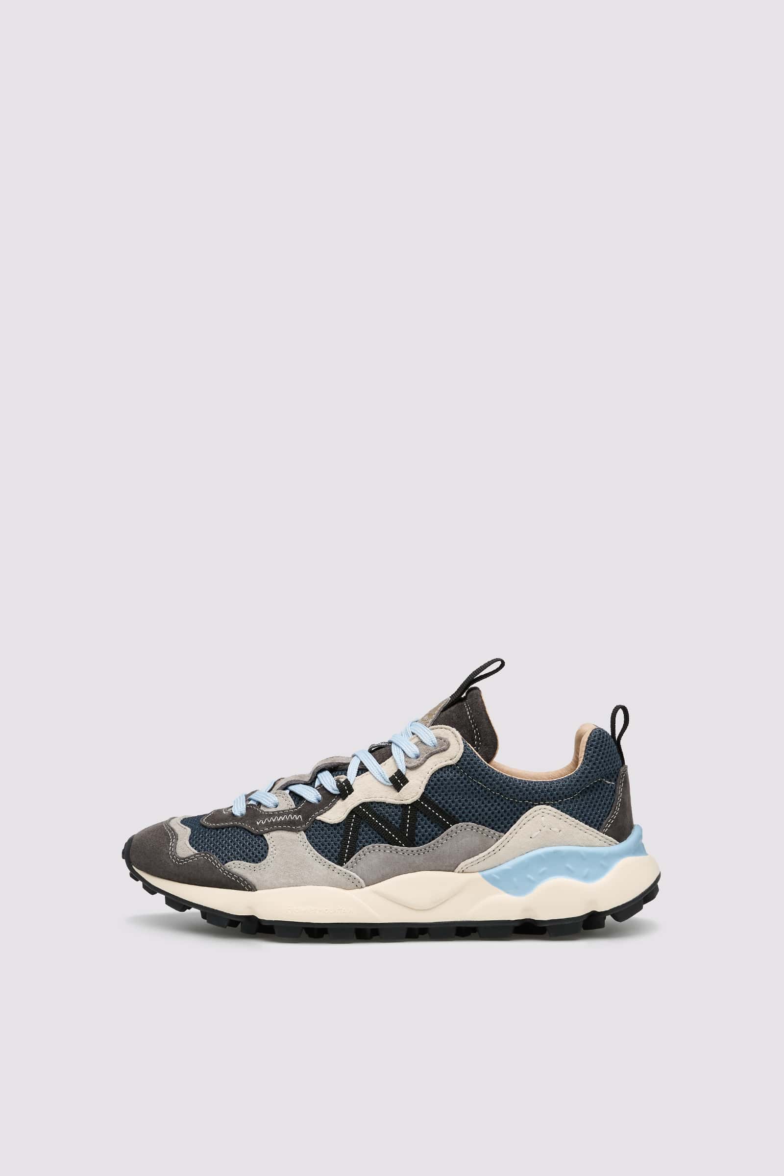 Grey Flower Mountain LENZAN Men Sneakers | 305-FWKYUG
