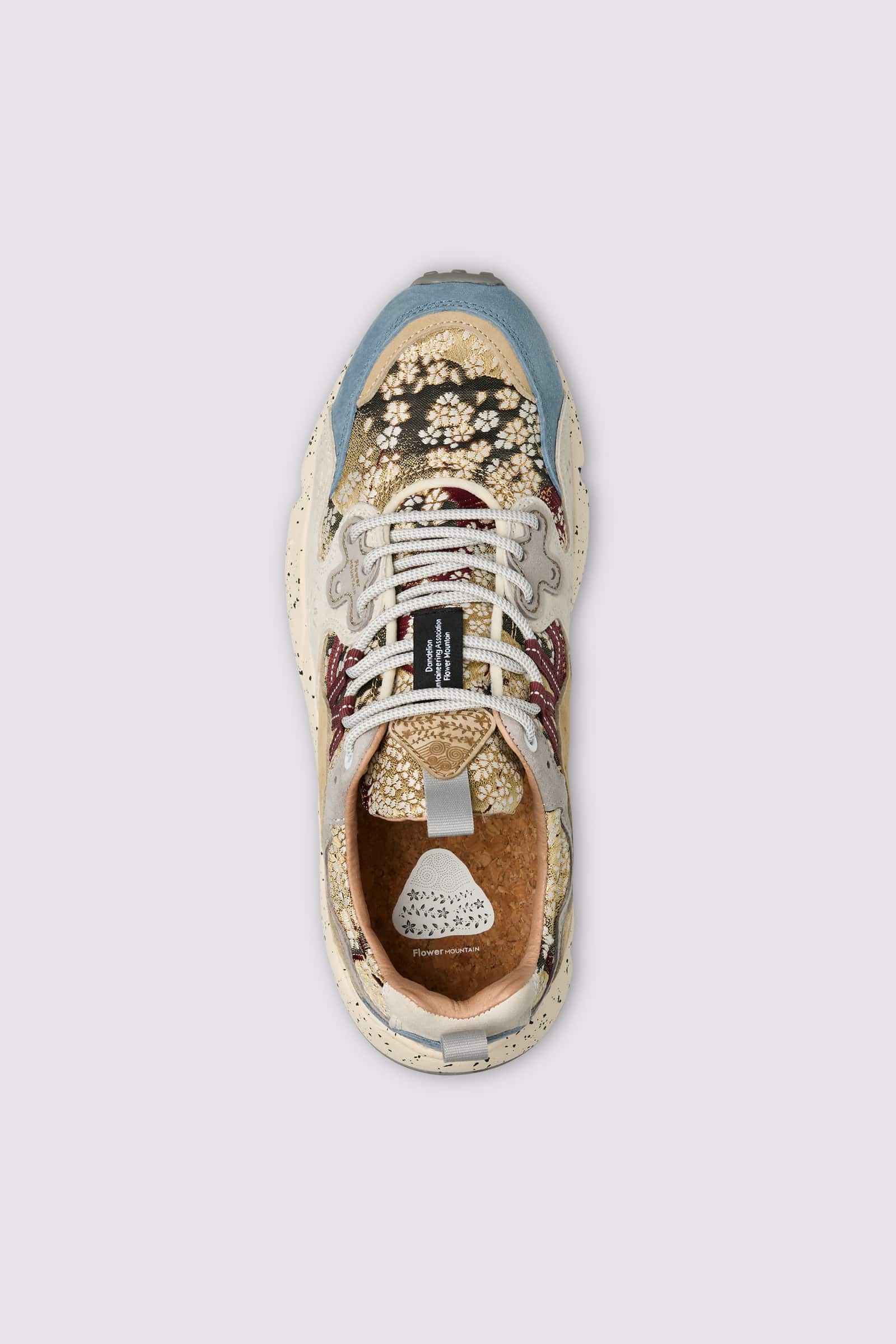 Light Blue Flower Mountain YAMANO 3 UNI L.E. Men Sneakers | 620-ZLXNGM