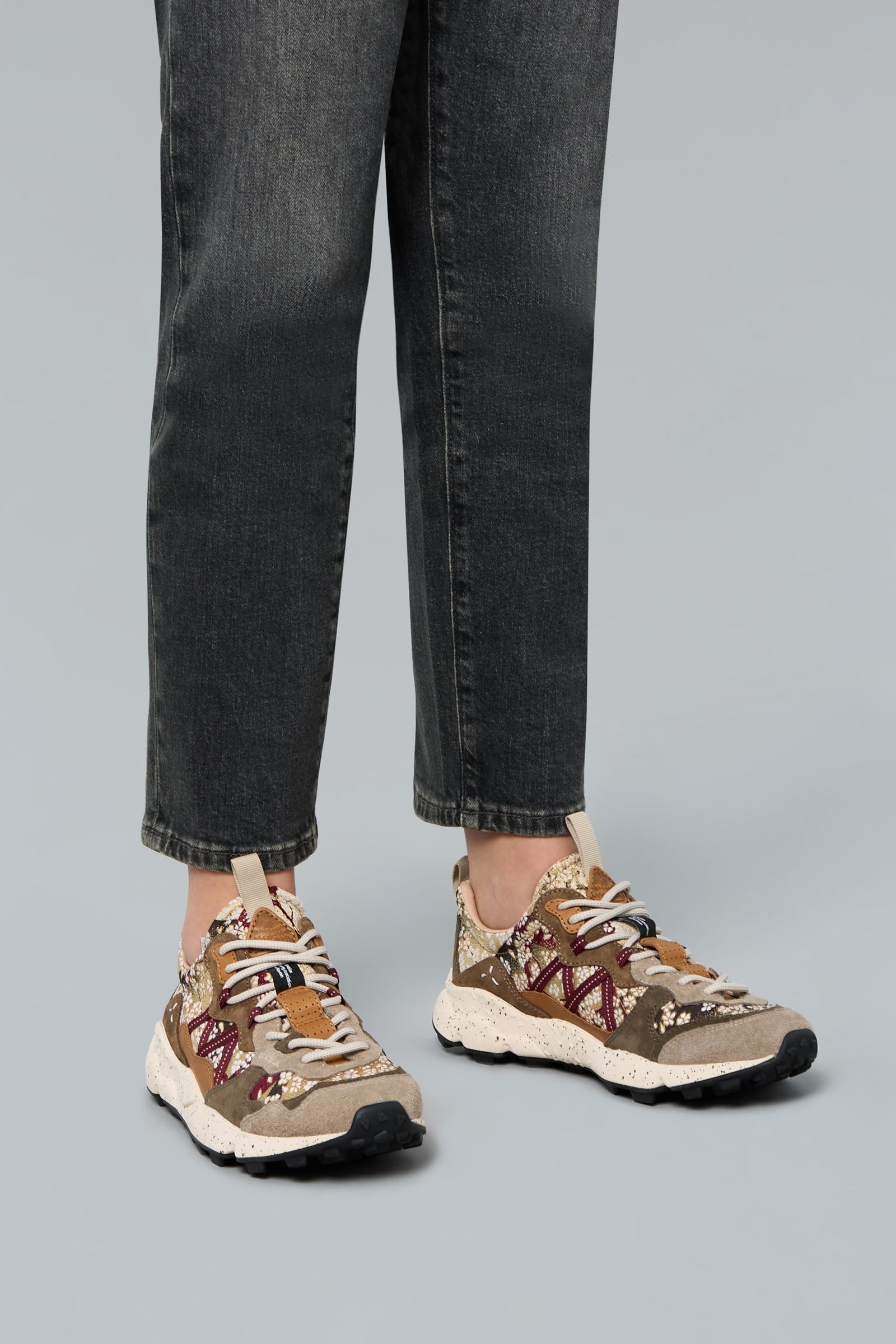 Light Grey Flower Mountain LENZAN UNI L.E. Men Sneakers | 739-HLBXSN