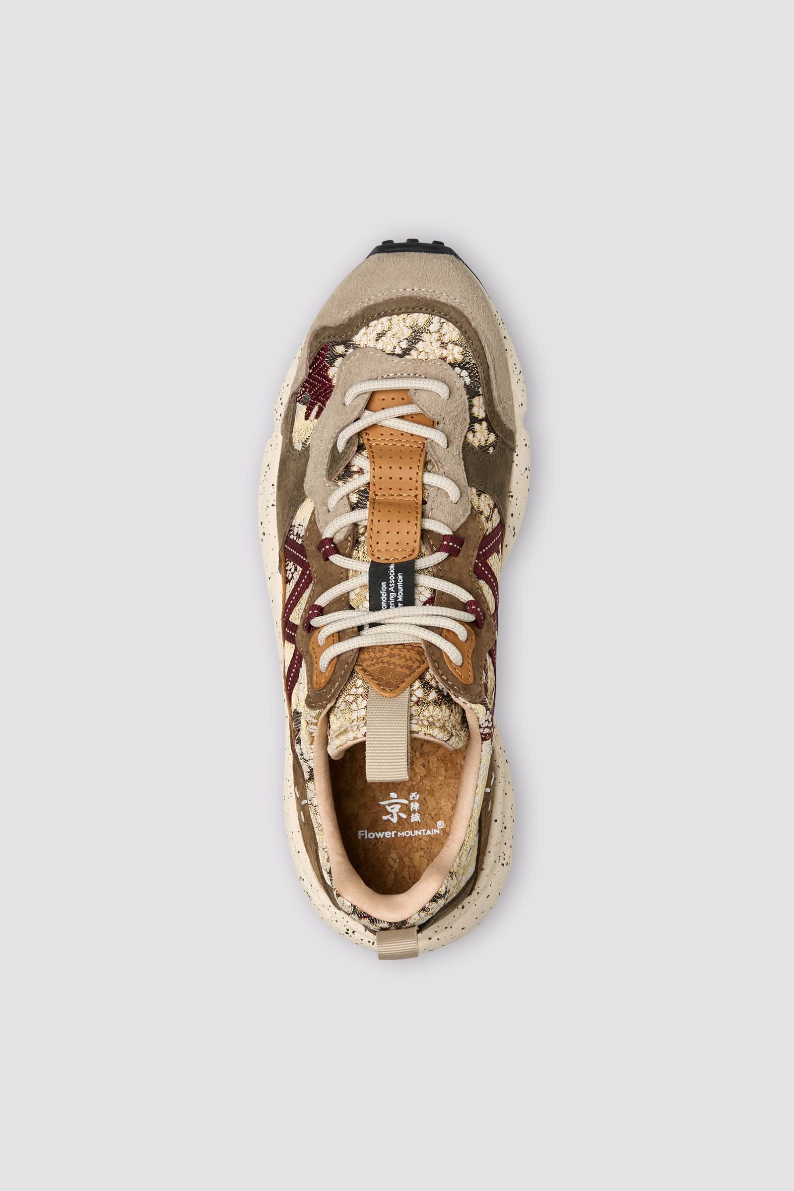 Light Grey Flower Mountain LENZAN UNI L.E. Men Sneakers | 739-HLBXSN