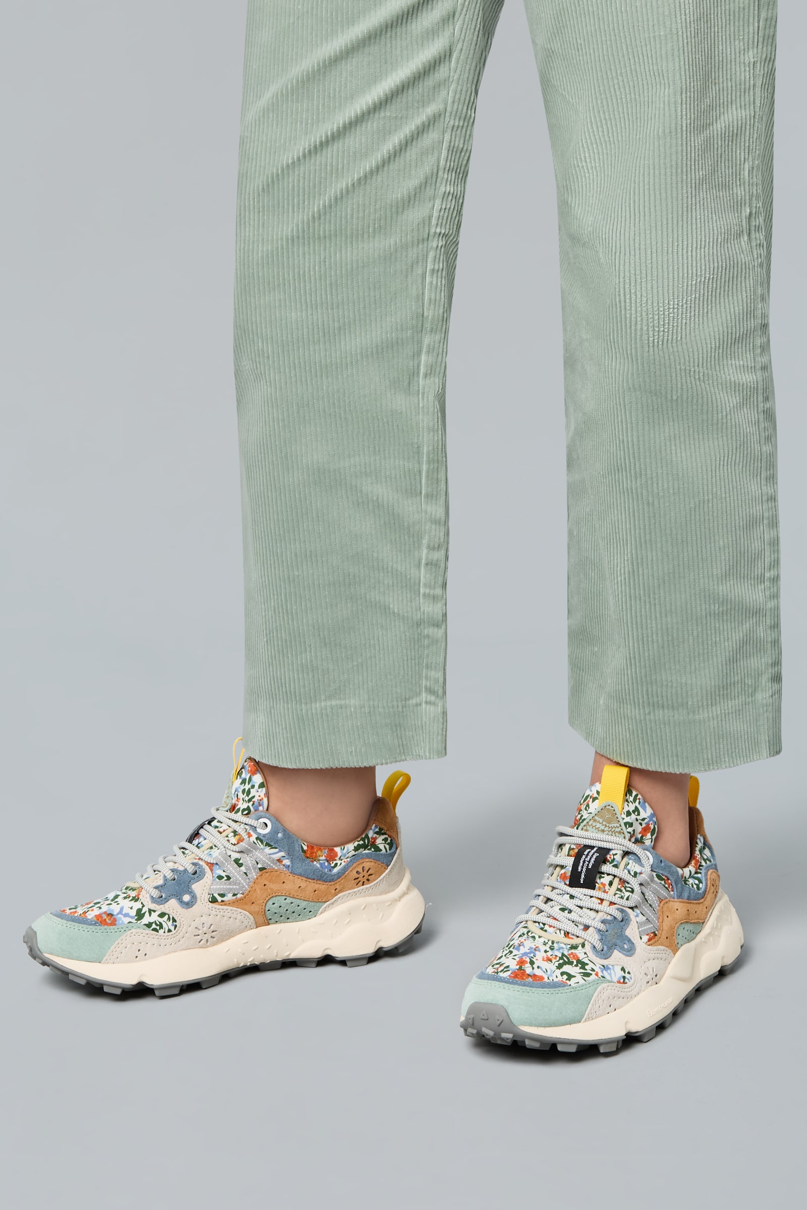 Light Grey Flower Mountain YAMANO 3 Women Sneakers | 958-KWPZJC