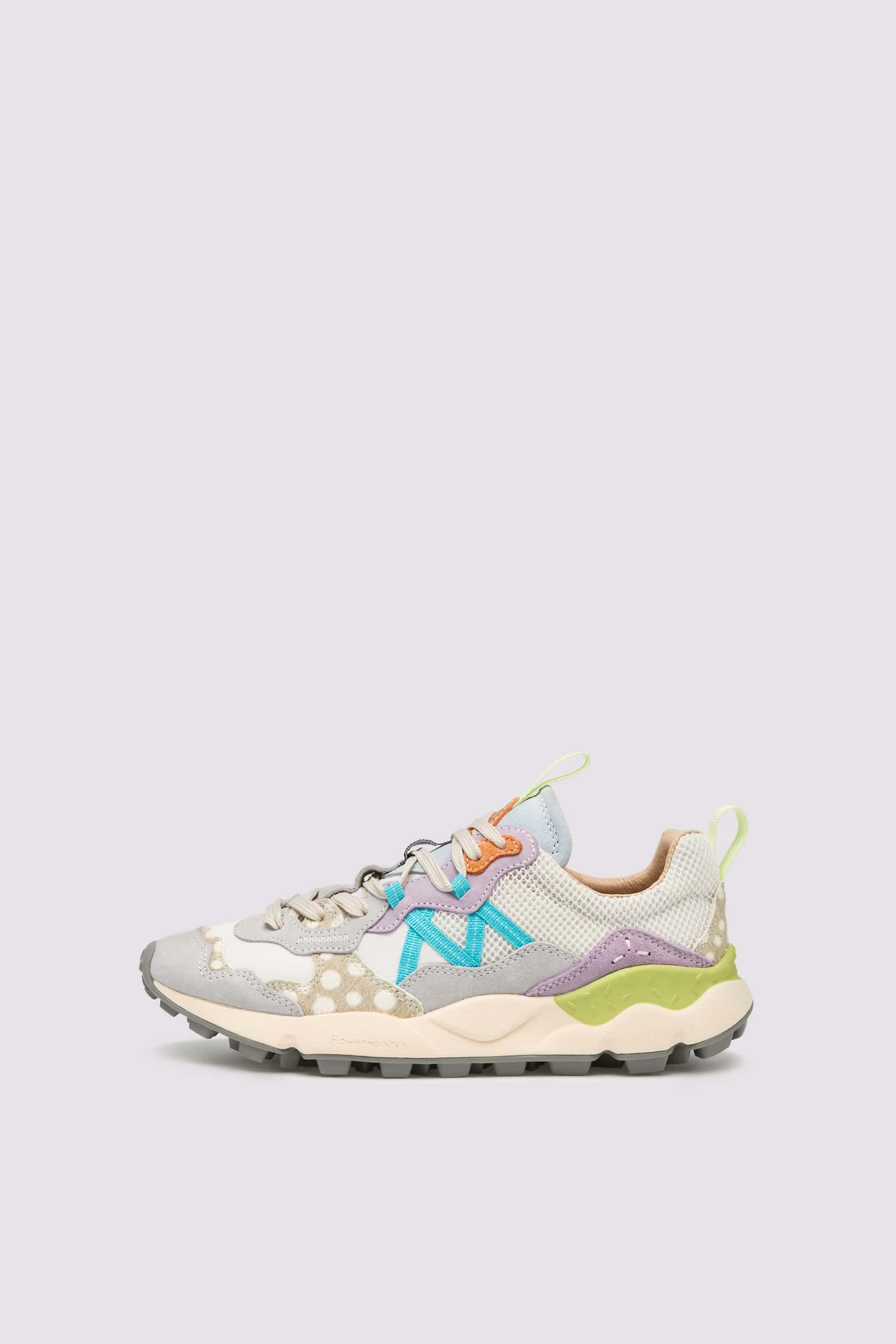 Lilac Flower Mountain LENZAN Women Sneakers | 946-NLTKPJ