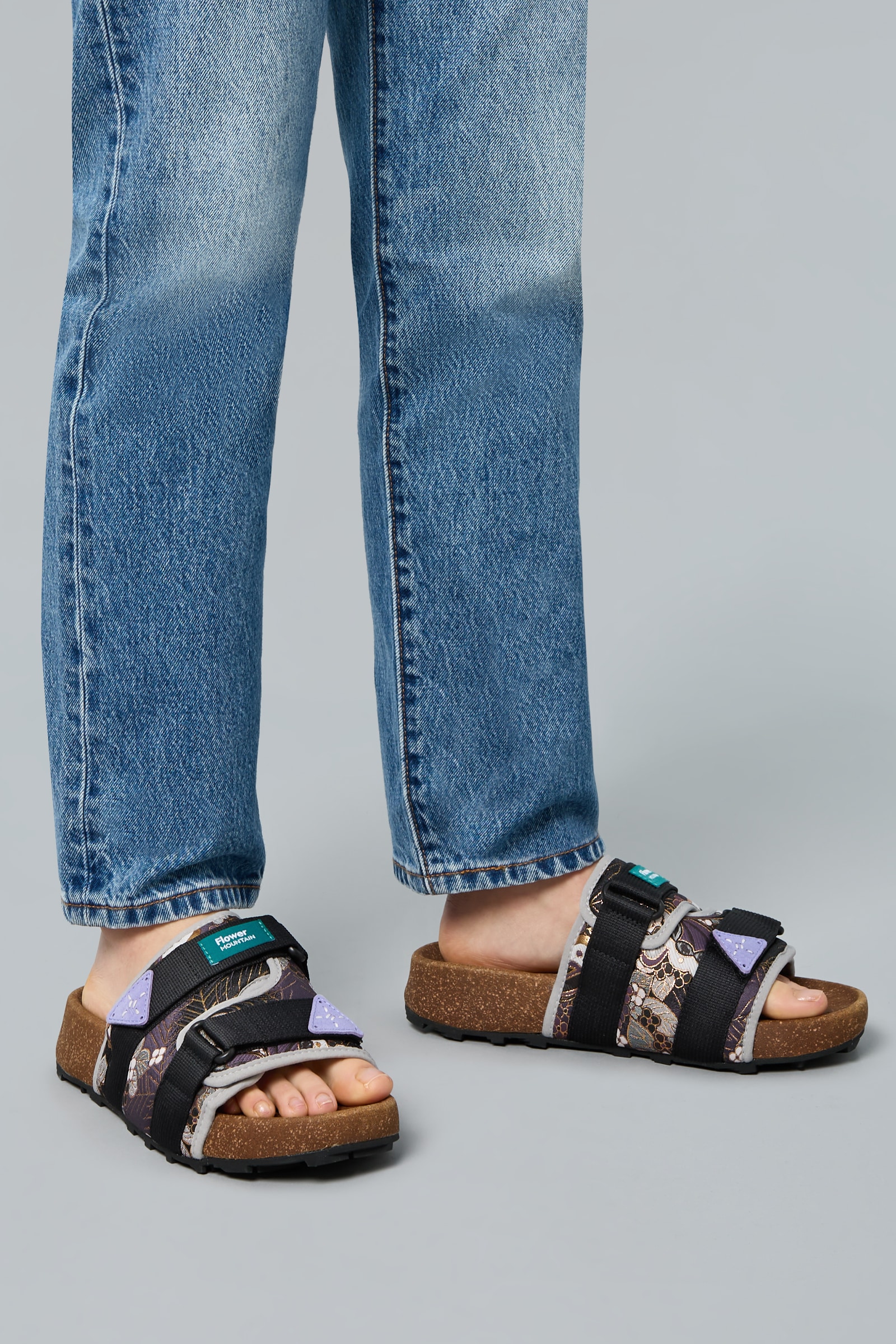 Lilac Flower Mountain NIWA SLIPPER UNI L.E. Women Slippers | 714-PFDAVE