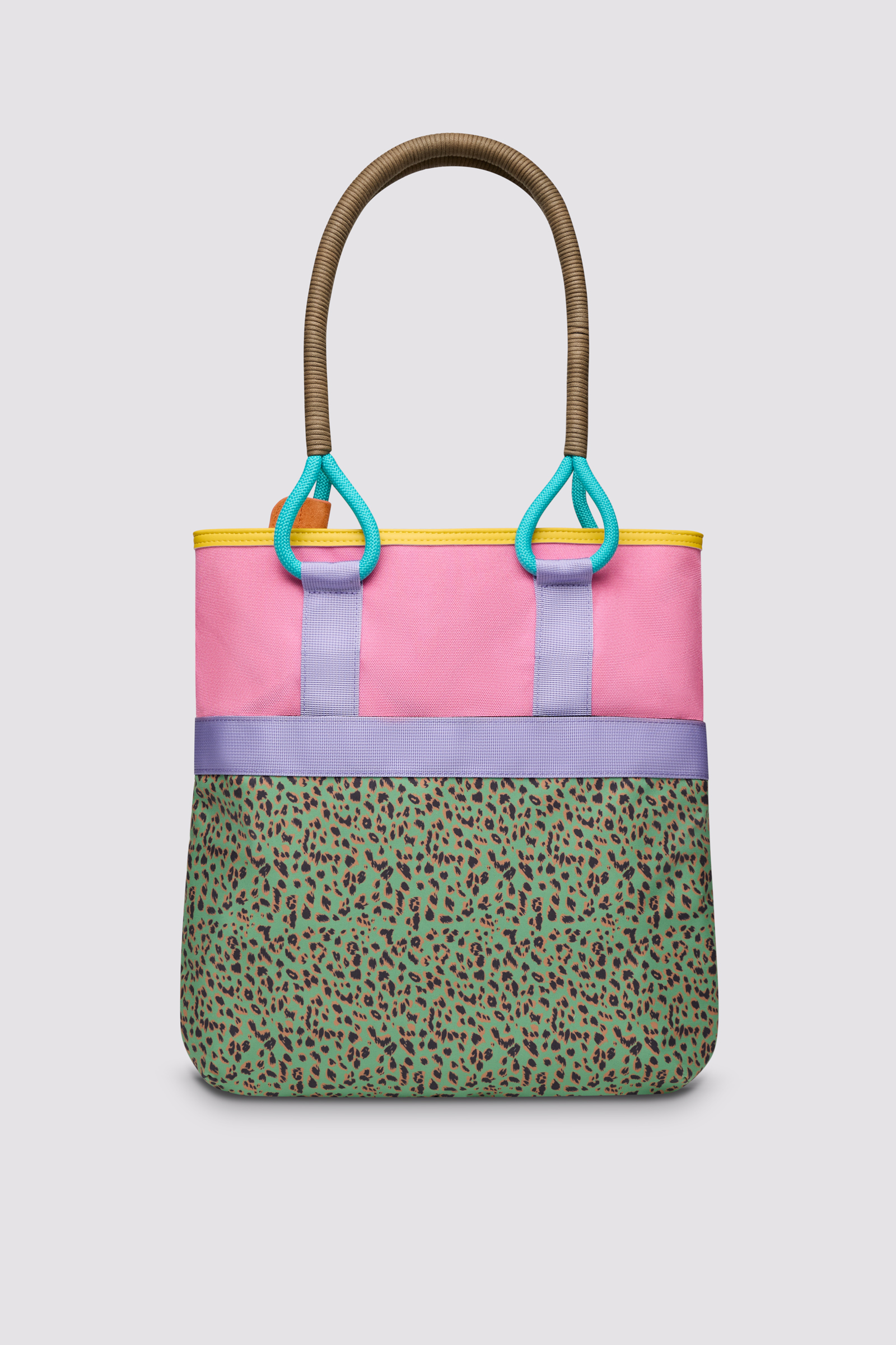 Lilac / Pink Flower Mountain TOTE BAG Women Bags | 643-RYFMHI