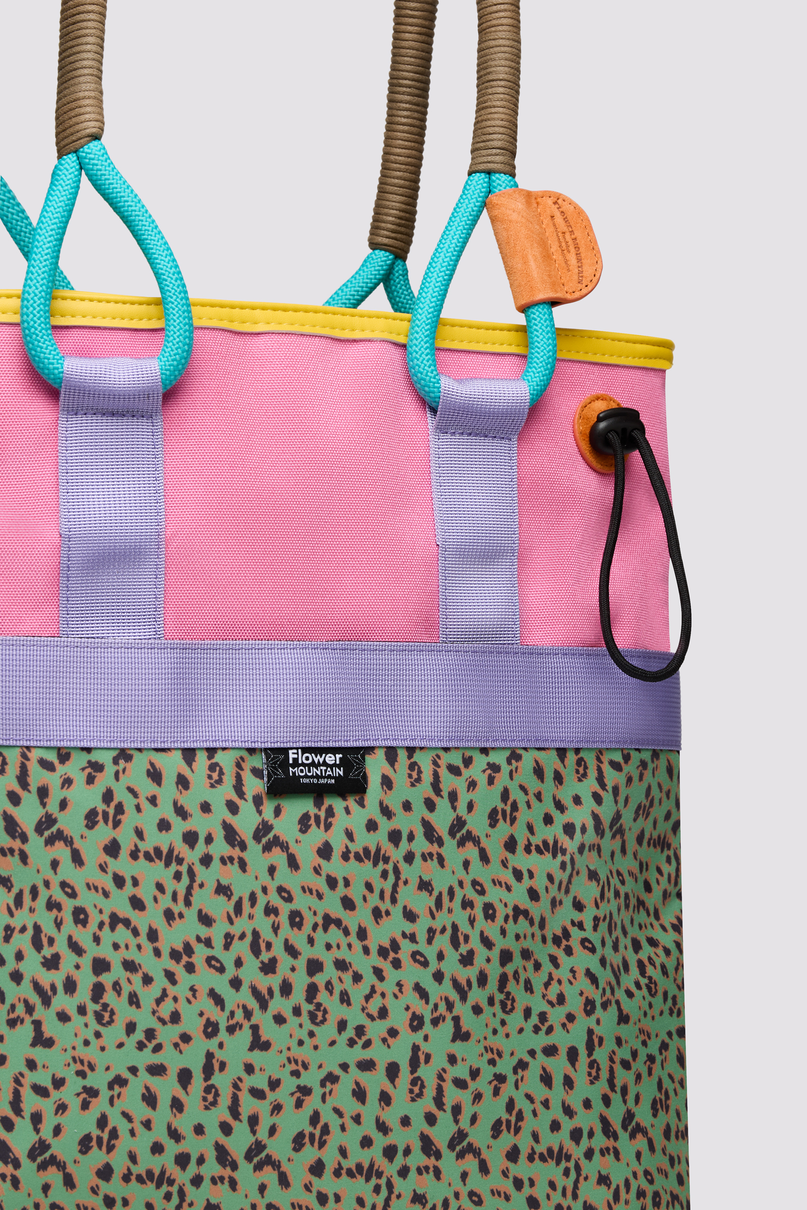 Lilac / Pink Flower Mountain TOTE BAG Women Bags | 643-RYFMHI