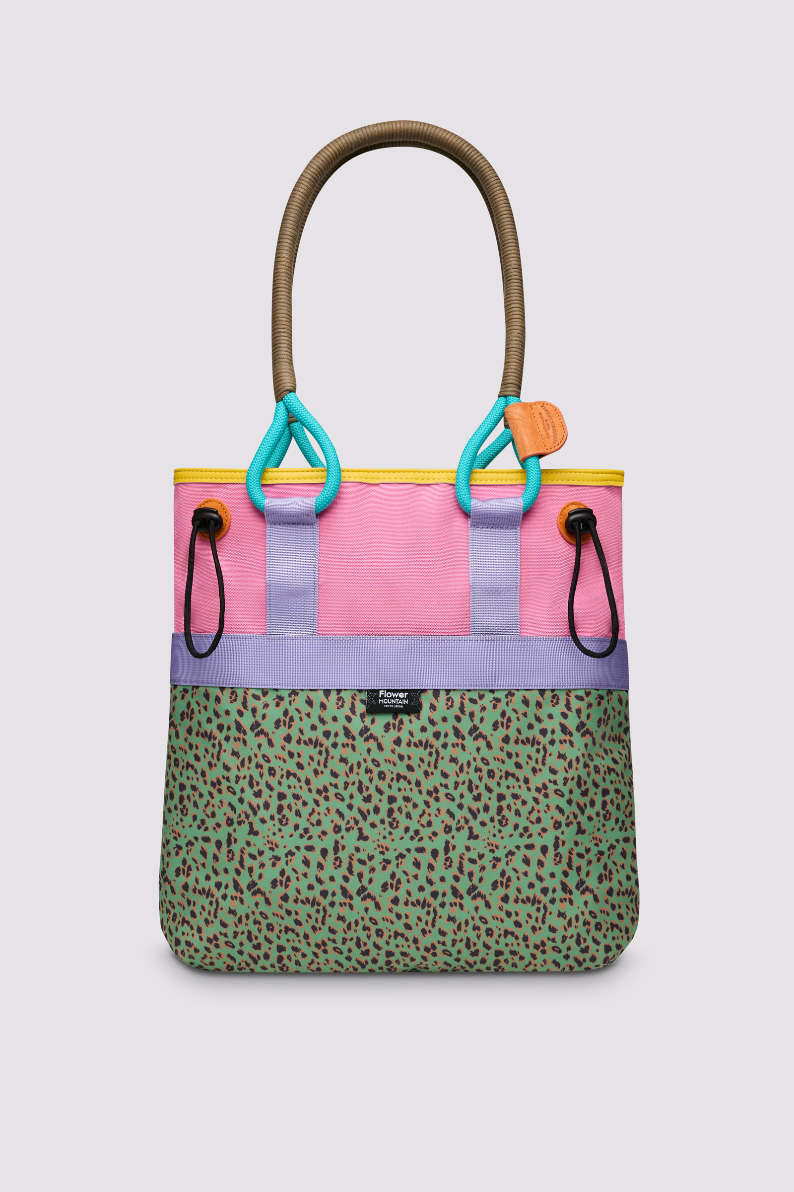 Lilac / Pink Flower Mountain TOTE BAG Women Bags | 643-RYFMHI