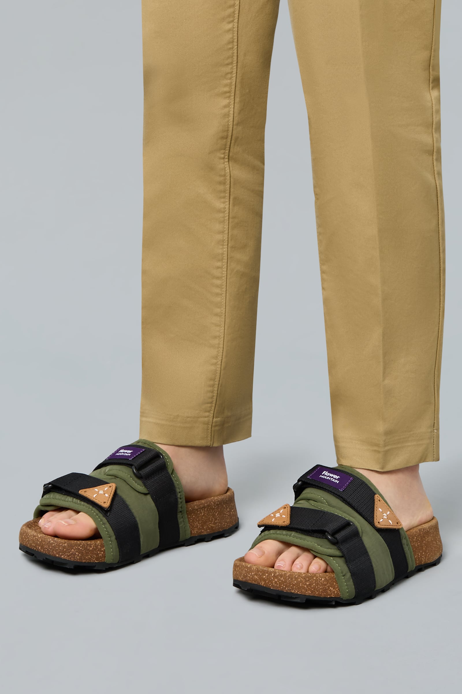 Military Green Flower Mountain NIWA SLIPPER UNI Women Slippers | 731-VUIYAB