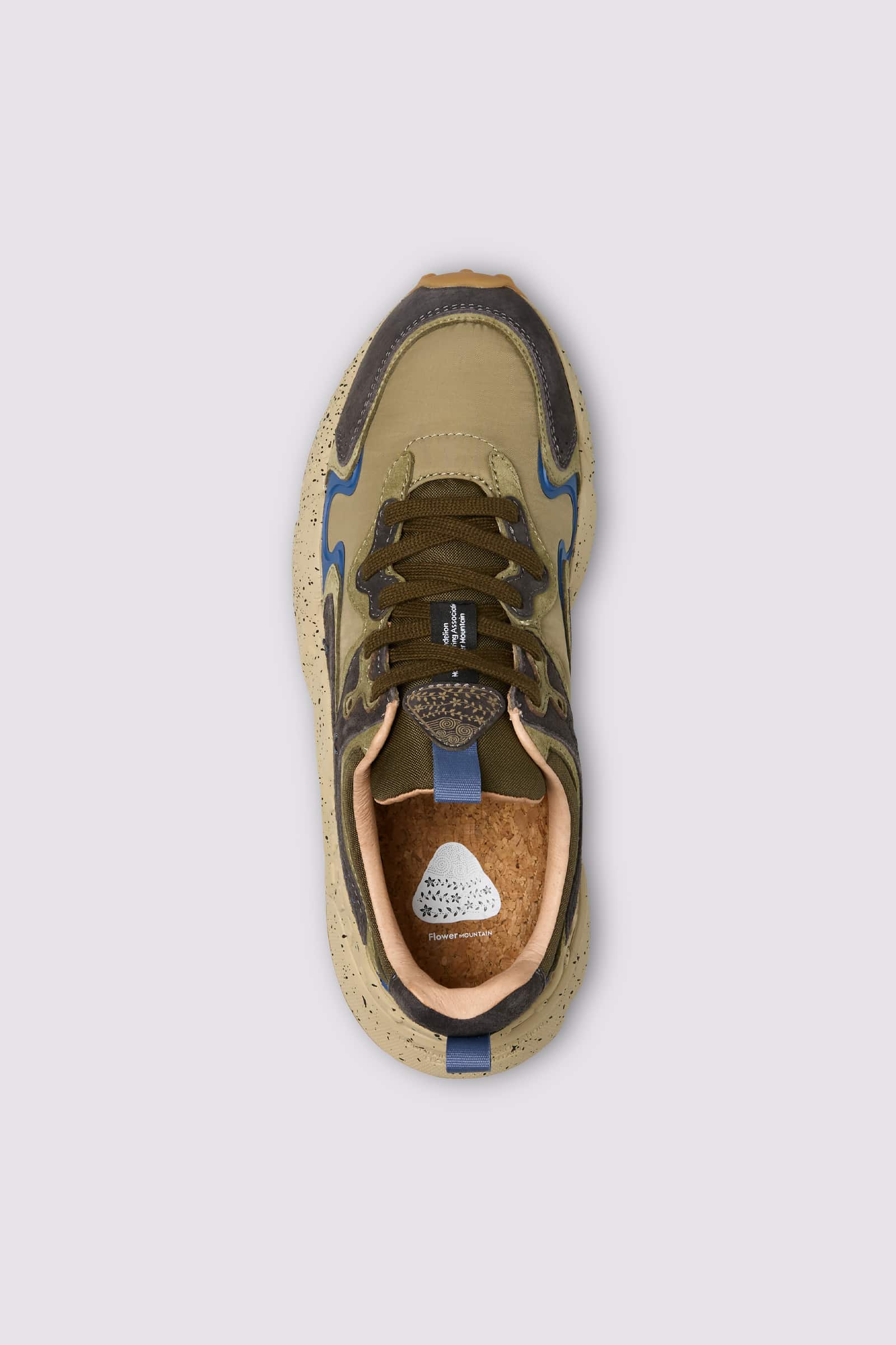 Military Green Flower Mountain RULIS Men Sneakers | 476-JIYHEK