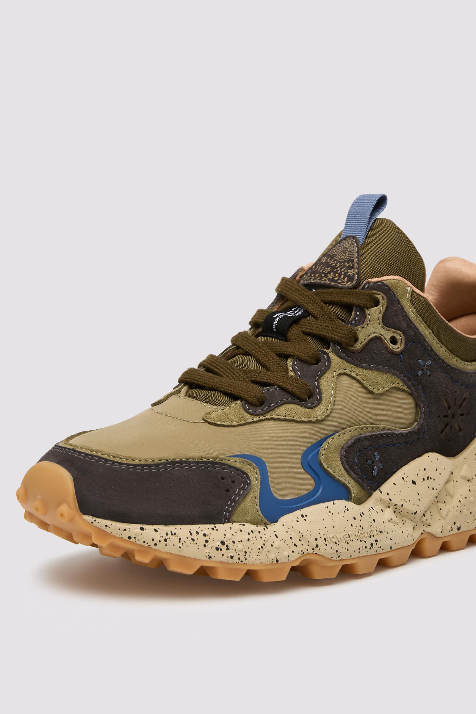 Military Green Flower Mountain RULIS Men Sneakers | 476-JIYHEK