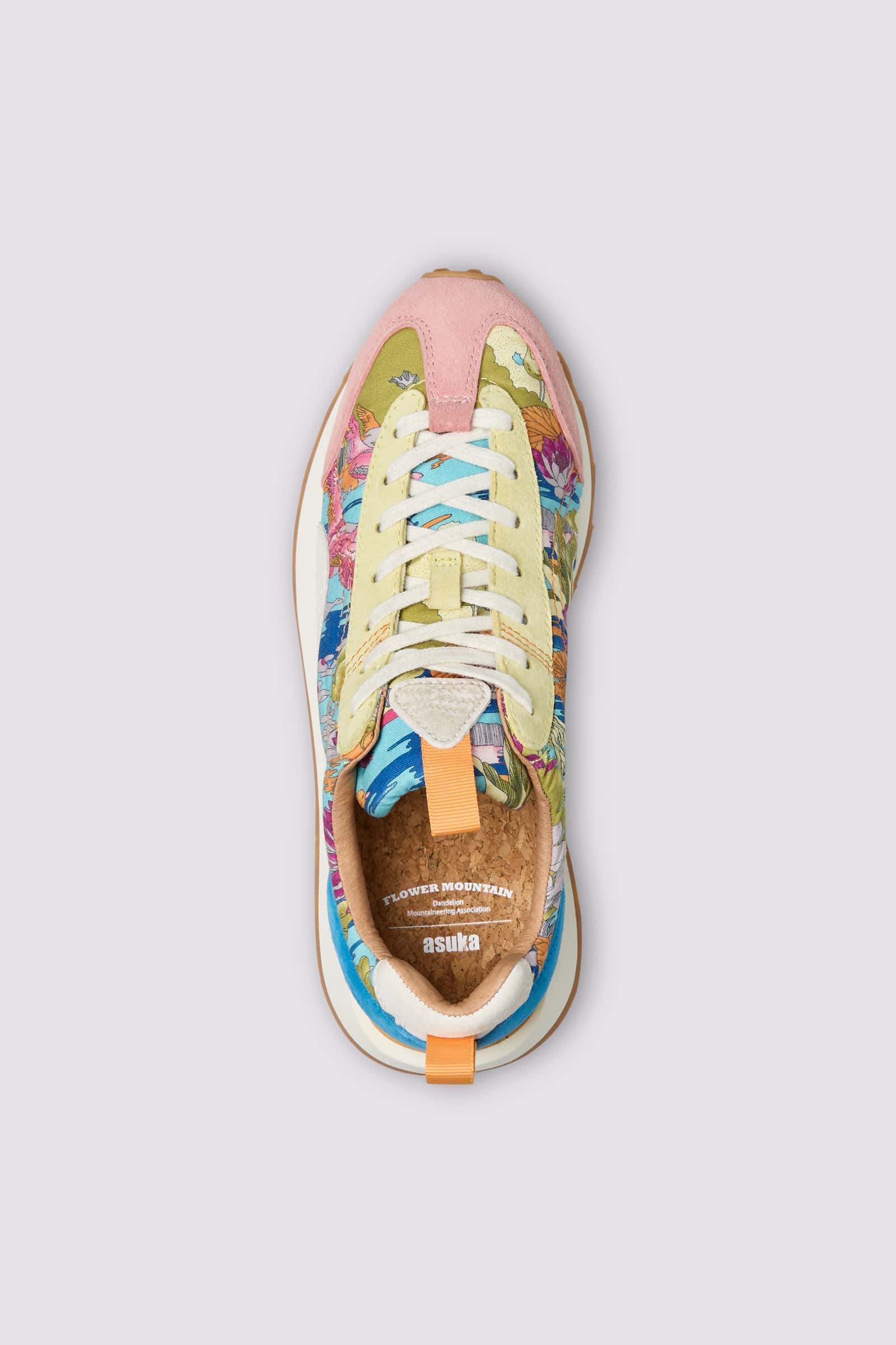 Multicolored Flower Mountain NEW ASUKA Women Sneakers | 369-EDXWHT
