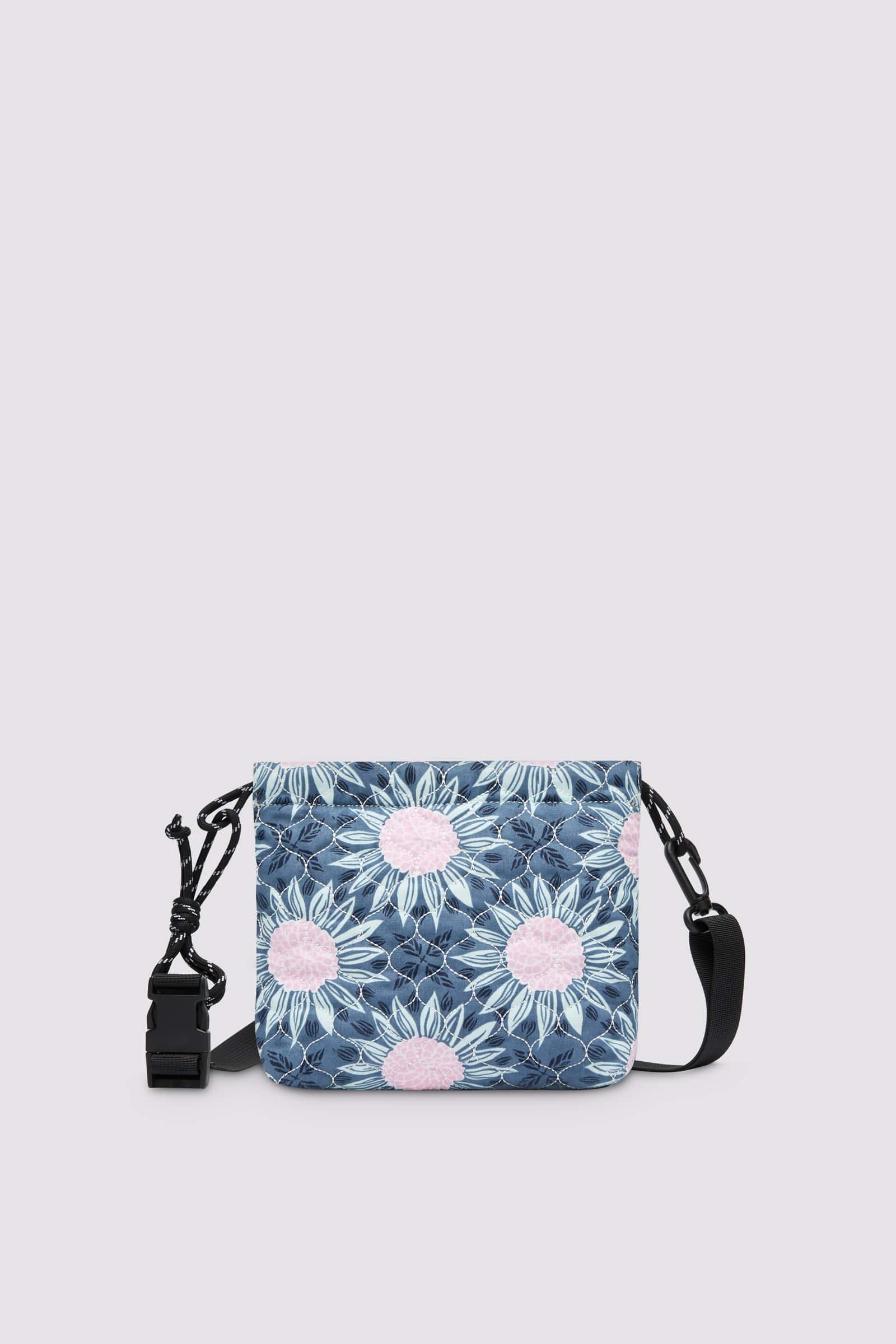 Pink / Light Blue Flower Mountain POUCH BAG Women Bags | 956-BPXDCA