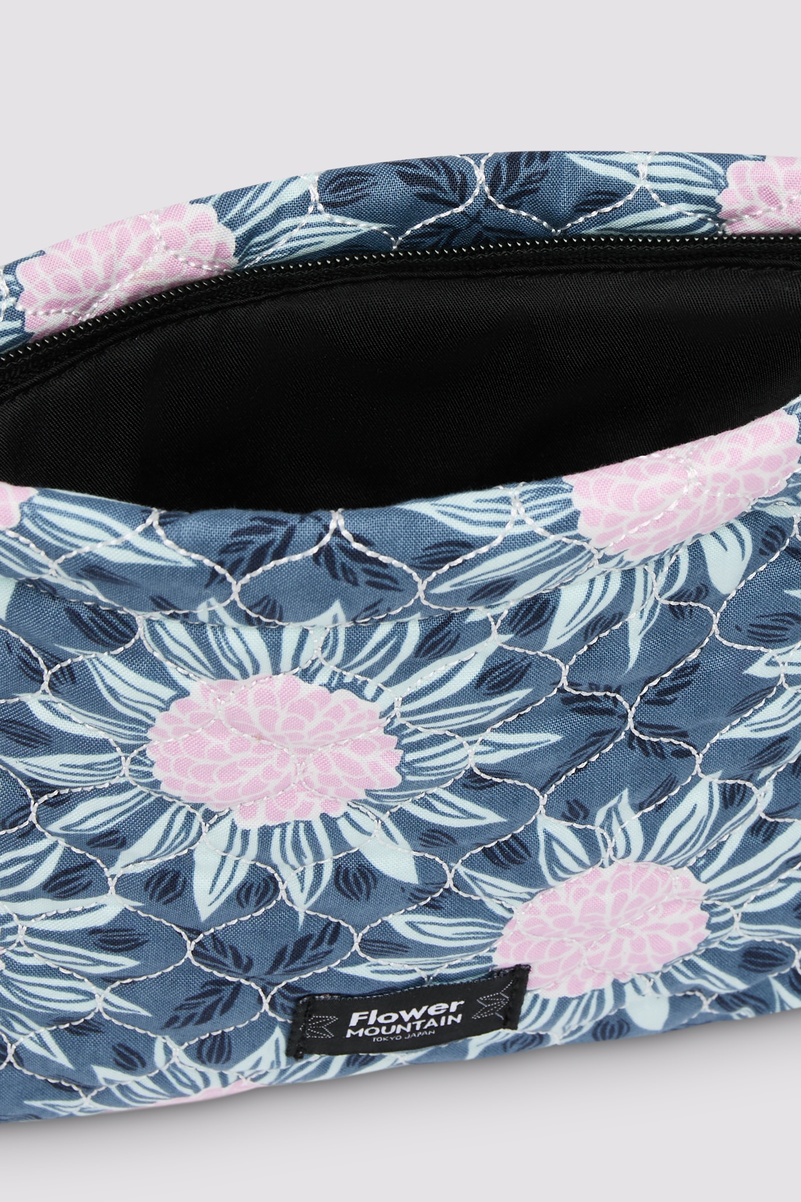 Pink / Light Blue Flower Mountain POUCH BAG Women Bags | 956-BPXDCA