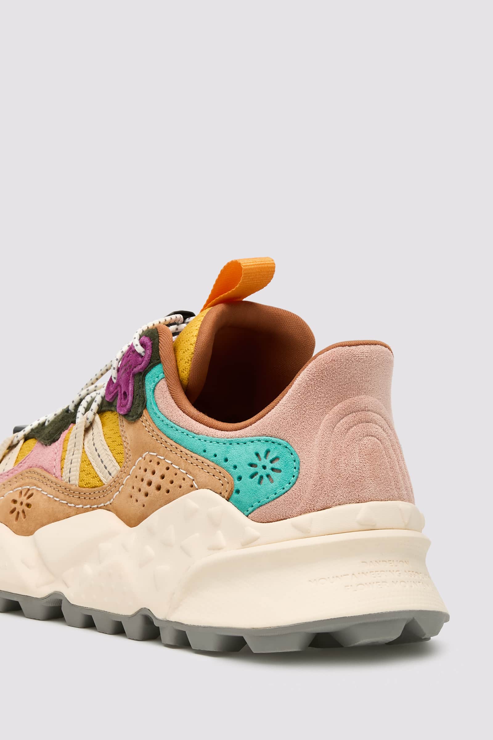 Pumpkin Flower Mountain TIGER HILL Women Sneakers | 526-DLKMEO