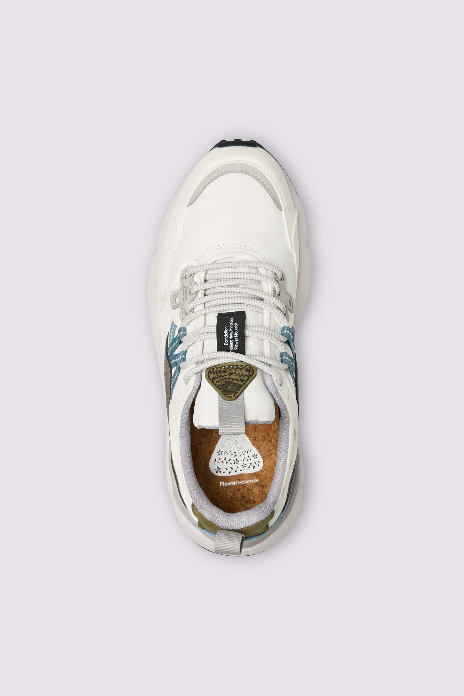 White / Grey Flower Mountain YAMANO 3 UNI KAISO Men Sneakers | 824-IKHLRY